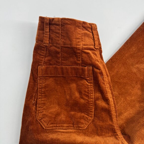 Anthropologie Maeve The Colette Corduroy Crop Wide-Leg Pants Size 25 - Picture 11 of 14